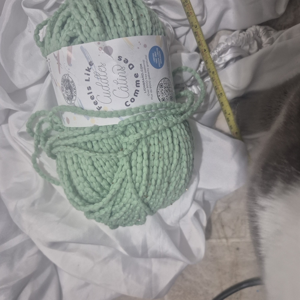 Source Unknown Mint Green Yarn